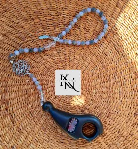 عداد تسبيح أسود مع اسوارة