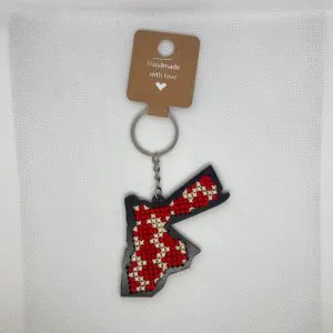 مدالية مفتاح تراثية خشبية